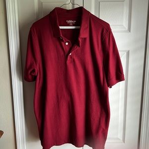 Croft&Borrow burgundy polo